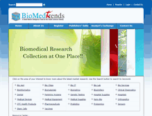Tablet Screenshot of biomedtrends.com